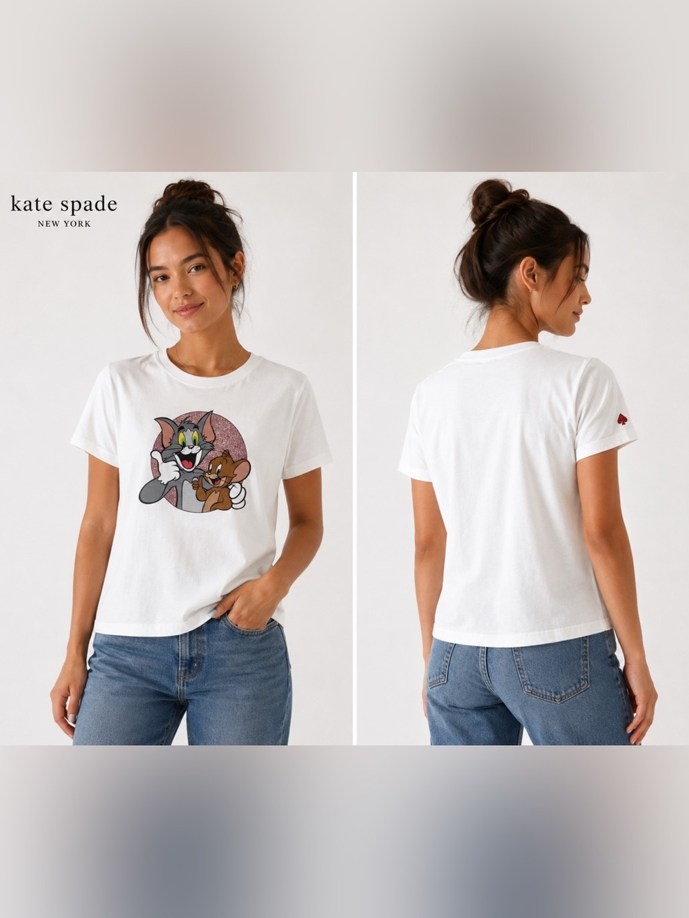 Kate Spade  Graphic Tee XS NWT will fit Small/MED 90’s vibe